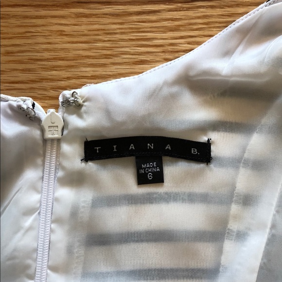 Tiana B Black Stripe Dress - Picture 5 of 8